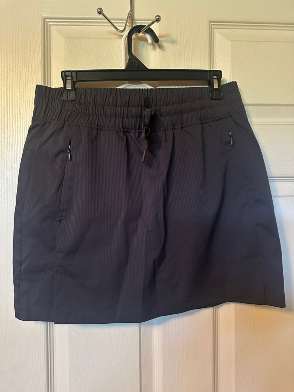 Kyodan Dark Gray Elastic-Waist Active Mini Skirt